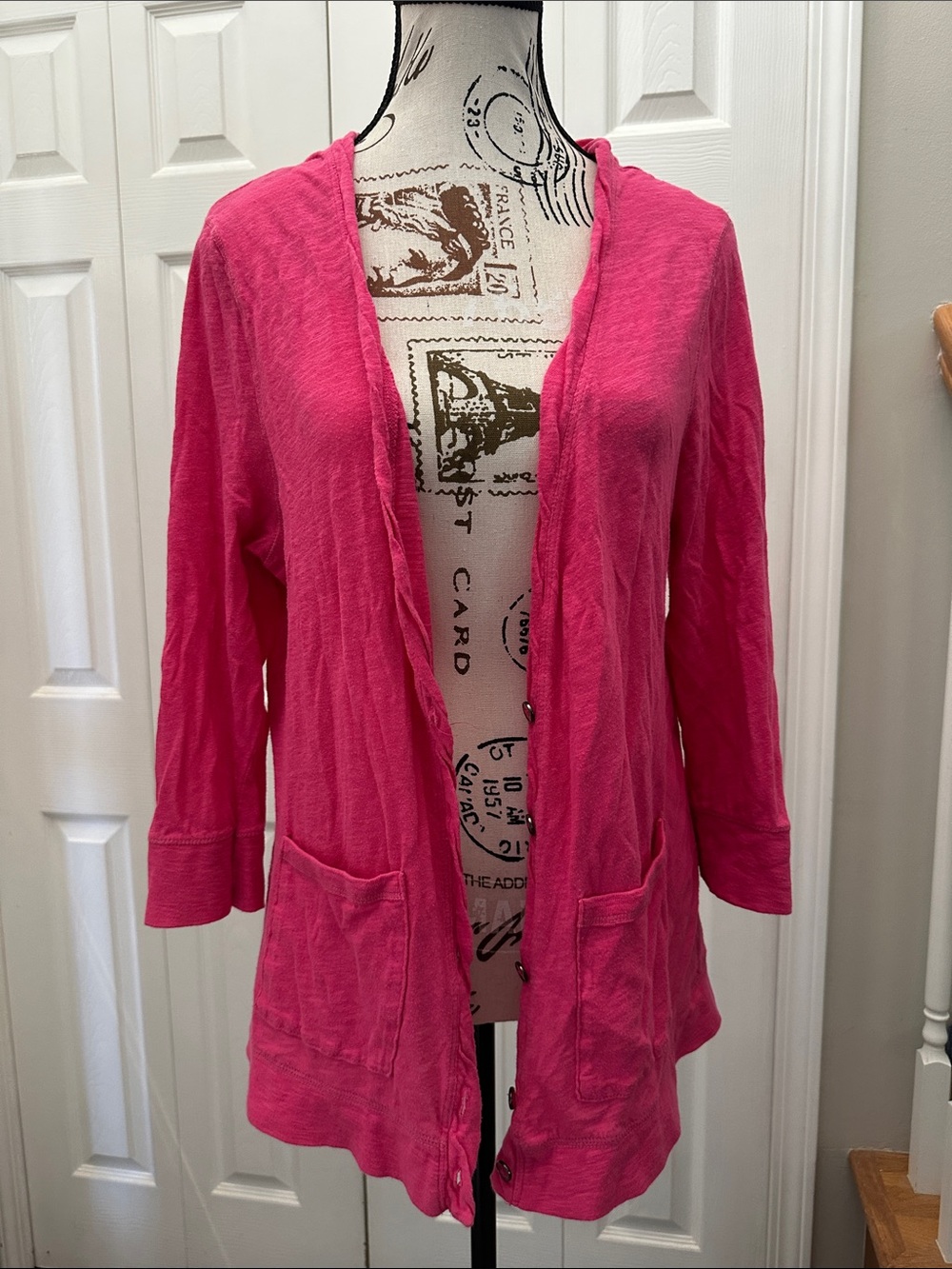 Aeropostale Vintage Hot Pink Open-Front Cardigan - 5/$25 Deal!